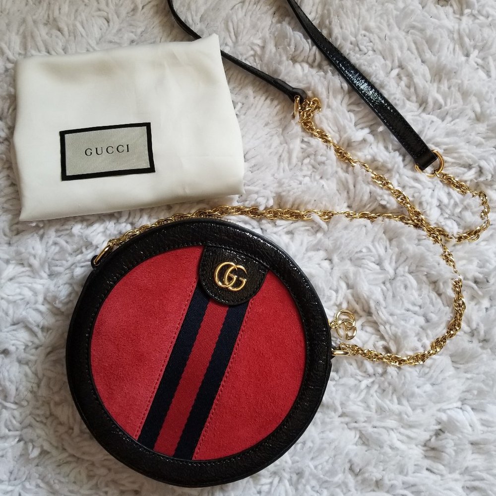Gucci Ophidia mini round crossbody bag